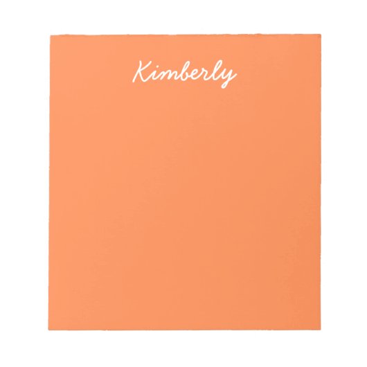 Mango Solid Color Notizblock (Vorderseite)