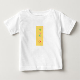 "Mango" Spaß Grafischer T - Shirt - fett gelb