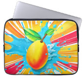 Mango Splash Delight Laptopschutzhülle (Vorderseite)
