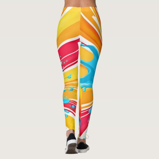 Mango Splash Delight Leggings (Rückseite)