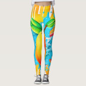 Mango Splash Delight Leggings (Vorderseite)