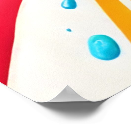 Mango Splash Delight Poster (Ecke)