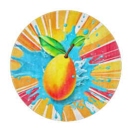 Mango Splash Delight Schneidebrett