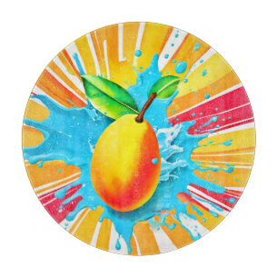 Mango Splash Delight Schneidebrett