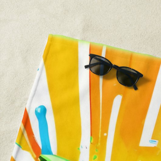 Mango Splash Delight Strandtuch (Beispiel)