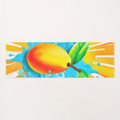 Mango Splash Delight Yogamatte (Rückseite (Horizontal))