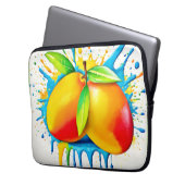 Mango Splash of Color Laptopschutzhülle (Vorderseite Links)