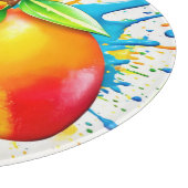 Mango Splash of Color Schneidebrett (Ecke)