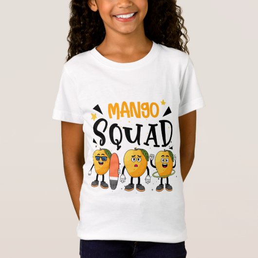 Mango Squad Summer Funny Mango Frucht Liebhaber T-Shirt (Vorderseite)