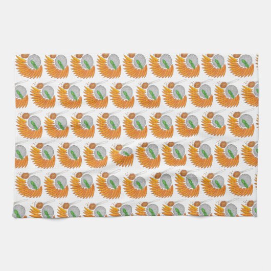 Mango Sticky Rice Dessert Thai Küche Geschirrtuch (Horizontal)