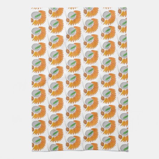 Mango Sticky Rice Dessert Thai Küche Geschirrtuch (Vertikal)