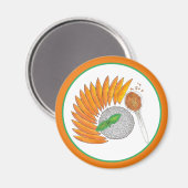 Mango Sticky Rice Dessert Thai Küche Magnet (Vorderseite/Rückseite)