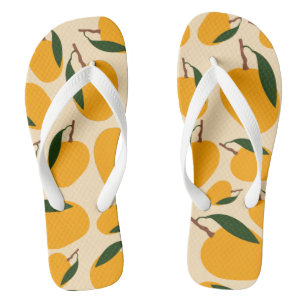 Mango Summer Frucht Muster Badesandalen