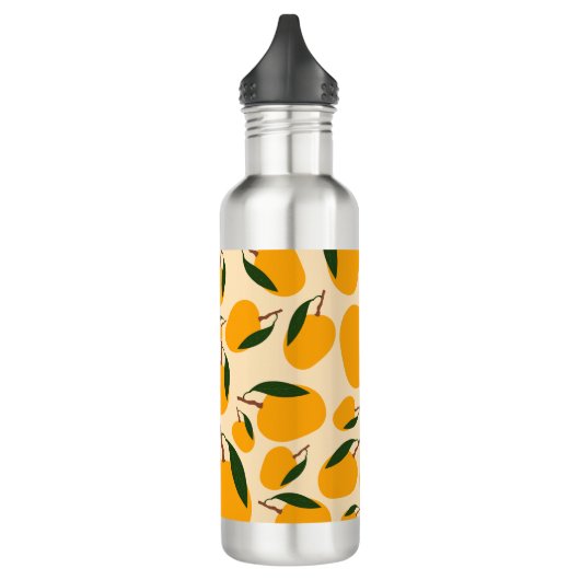 Mango Summer Frucht Muster Edelstahlflasche (Links)