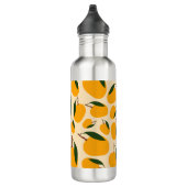 Mango Summer Frucht Muster Edelstahlflasche (Rechts)