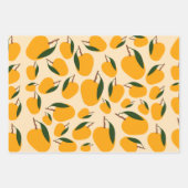 Mango Summer Frucht Muster Geschenkpapier Set (Vorderseite 2)