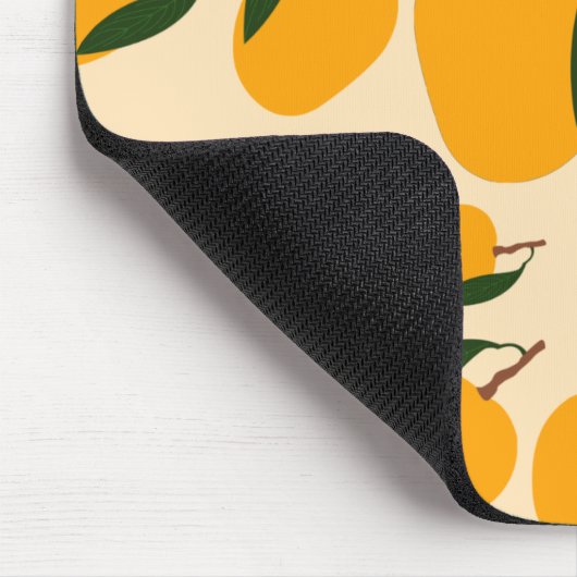 Mango Summer Frucht Muster Mousepad (Ecke)