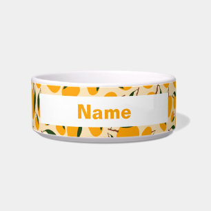 Mango Summer Frucht Muster Pet Napf