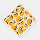 Mango Summer Frucht Muster Serviette (Ecke)