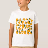 Mango Summer Frucht Muster T-Shirt (Vorderseite)