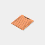 Mango Tango Checklist Post-it® Notes 3" x 3" Post-it Klebezettel (angewinkelt)