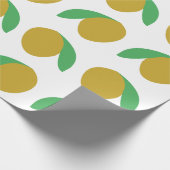 Mango Tropical Fruchtsommer Party Geschenkpapier (Ecke)