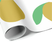 Mango Tropical Fruchtsommer Party Geschenkpapier (Rolleneckpunkt)