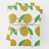 Mango Tropical Fruchtsommer Party Geschenkpapier Set (Beispiel)
