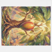 Mango – Tropical Fruit Full of Flavor´11 Fleecedecke (Vorderseite (Horizontal))