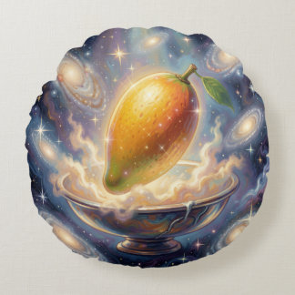 Mango – Tropical Fruit Full of Flavor´4 Rundes Kissen