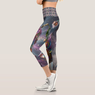 Mango – Tropical Fruit Full of Flavor Capri Leggings