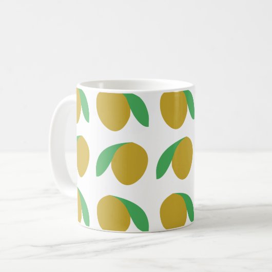 Mango Tropical Fruit Kaffeetasse (Vorderseite Links)