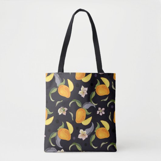 Mango Tropical Obstes: Helles, nahtlos Tasche (Vorderseite)