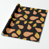Mango und Papaya Geschenkpapier (Ungerollt)
