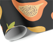 Mango und Papaya Geschenkpapier (Rolleneckpunkt)