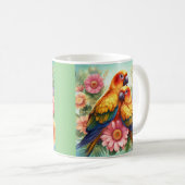 Mango und Tango, Sweet Tweete Kaffeetasse (VorderseiteRechts)