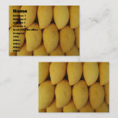 Mango Visitenkarte (Vorne/Hinten)