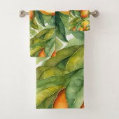 Mangofrüchte und Blätter Badhandtuch Set (Insitu)