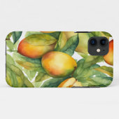 Mangofrüchte und Blätter  Case-Mate iPhone Hülle (Rückseite (Horizontal))