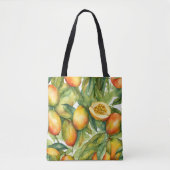 Mangofrüchte und Blätter Tasche (Vorderseite)