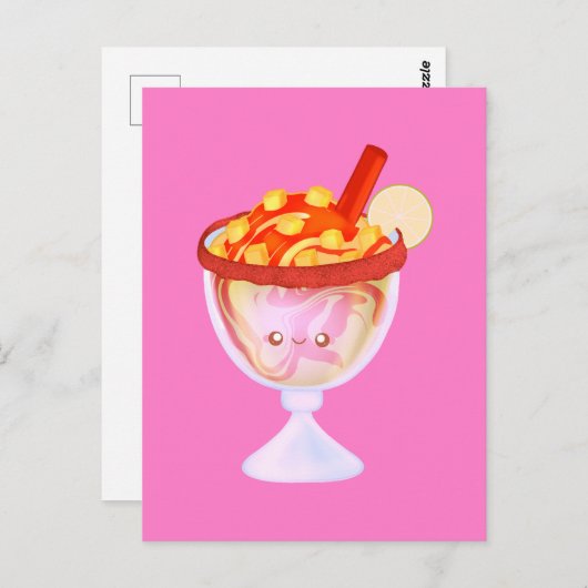 Mangoneada De Mango Postkarte (Vorne/Hinten)