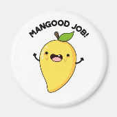 Mangood Job Funny Mango Obstpuppe Magnet (Vorne)