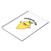 Mangood Job Funny Mango Obstpuppe Notizblock (Linke Seite)