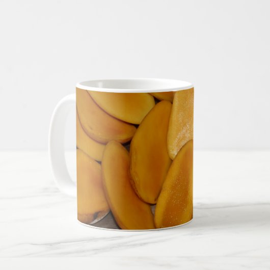 Mangoscheiben Kaffeetasse (Vorderseite Links)