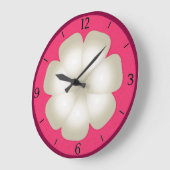 Mangostanfrucht-stilisierte exotische große wanduhr (Winkel)