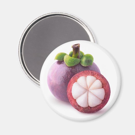 Mangostanfrüchte Magnet (Vorderseite/Rückseite)