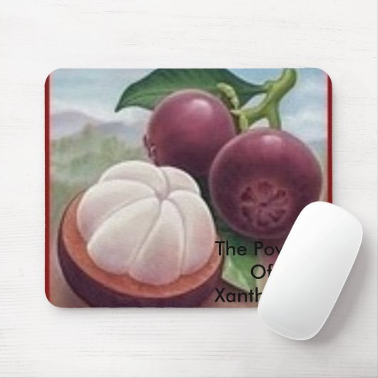 Mangostanfruchtfrucht, der Power von Xanthones! Mousepad (Mit Mouse)