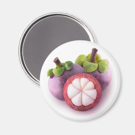 Mangosteens Magnet (Vorderseite/Rückseite)