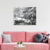 Mangrove Forest' Leinwanddruck (Insitu (Wohnzimmer))