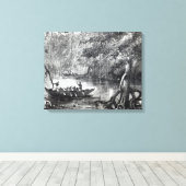 Mangrove Forest' Leinwanddruck (Insitu (Holzboden))